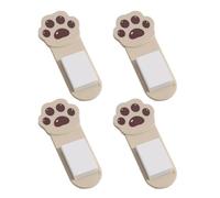 Paquete de 4 elevadores higiénicos para asiento de inodoro con respaldo adhesivo para hogar, oficina, hotel, viajes, baño, accesorios de baño, herramienta de elevación para higiene y comodidad