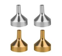Paquete De 4 Embudos De Aluminio, Mini Embudos, Herramientas Dispensadoras, Embudos Multifuncionales, Embudos Portátiles