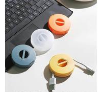 Paquete de 4 estuches vacíos, elásticos, compactos y multiusos para auriculares, para cables USB y cables