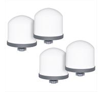 Paquete de 4 filtros de agua de repuesto de cúpula de cerámica de 0,2 a 0,5 micrones para sistemas de purificación portátiles de encimera.