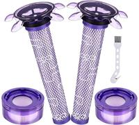 Paquete de 4 filtros de aspiradora V8 compatibles con Dyson V8 nueva versión SV25/Dyson V7 nuevo modelo SV37, 2 prefiltros y 2 postfiltros comparar con la pieza # 965661-05