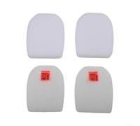 Paquete de 4 filtros de espuma y fieltro para Shark IX140 IX141 IZ140 IZ362H UZ145 WZ140 QZ162HQBI, kit de piezas de repuesto compatible con aspiradoras Shark para Vertex Stratos