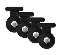 Paquete de 4 fundas Airtag para niños, Airatg Caso GPS Niños Tracker oculto en la ropa, broche de seguridad Air Tag Niños Colgante para Apple Airtag, apto para niños mayores e incluso mascotas.