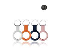 Paquete de 4 fundas para Lifemate Life Tag, silicona duradera, respetuosa con el medio ambiente, a prueba de golpes, fácil de quitar y diseño antipérdida, color blanco, naranja, azul y rosa