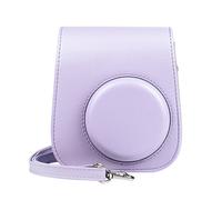 Paquete de 4 fundas protectoras de cuero para cámara Fujifilm Instax Mini11 con correa para el hombro y bolsillo para guardar accesorios de viaje
