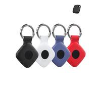 Paquete de 4 fundas protectoras para Tile Mate 2022/2024 antipérdidas con llavero de silicona, cubierta duradera y elegante, impermeable, anticaídas, negro, blanco, azul, rojo