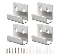 Paquete De 4 Ganchos De Acero Inoxidable, Ganchos Para Colgar Artículos, Soportes De Montaje Para Espejos, Herramientas Para Colgar Marcos De Cuadros, Ganchos Para Fijar Artículos