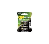 Gp Pila AAA de litio de 1,5 V, paquete de 4 unidades Micro