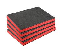 Paquete de 4 insertos de espuma EPE resistentes para personalización de cajas de herramientas y resistencia a los impactos, solución de almacenamiento personalizable para caja de herramientas