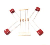 Paquete de 4 kits de purga de agudos .0022uf Film Caps 150 K para Humbuckers o bobinas individuales