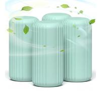 Paquete de 4 limpiadores automáticos para inodoros, limpiador de tanques de inodoro manos libres con frescura duradera, previene la cal y las manchas