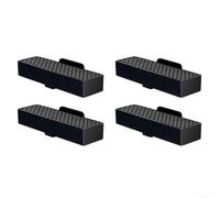 Paquete de 4 luces LED solares de pared con sensor de movimiento, impermeable, IP65, iluminación exterior para jardín, patio, patio y balcón, color negro (calentamiento)