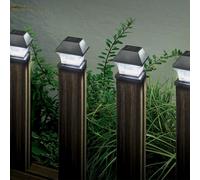 Paquete De 4 | Luz De Poste Solar Para Jardín | Luz De Camino