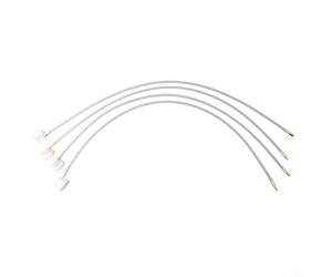 Paquete de 4 mangueras de extensión de boquilla de película fluida, varita de pulverización de 50 cm para aplicación de revestimiento, revestimiento de sección de cavidad y caja, pulverizador de