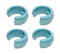 Paquete de 4 mangueras de repuesto para W83247 X70105 K12454, bloques de fregadero resistentes para detener la flotación de la manguera, clips de plástico para sistemas de vacío de piscina (verde)