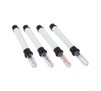 Paquete de 4 medidores de nivel de agua blanca para macetas, pantalla de escala flotante para monitorear los niveles del tanque, indicadores de plástico para el cuidado de plantas, piscinas y barriles