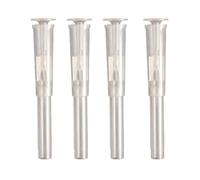 Paquete de 4 mini boquillas de fuente de hongos, bomba compacta para estanques pequeños, decoración de jardín y acuarios con W eficiente (transparente)