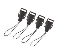 Paquete de 4 mini QD Loops correa de cuello adaptador de hebilla de liberación rápida para cámaras Fujifilm Samsung, Sony, Olympus, Panasonic SLR