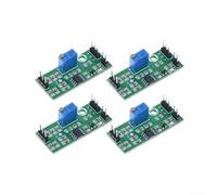 Paquete de 4 módulos comparadores de voltaje LM393, entrada ancha de 4.5-28 V, forma de onda de señal de salida dual, ajuste de potenciómetro de precisión, 39.5 x 17.2 mm