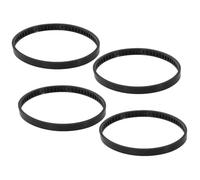 Paquete de 4 neumáticos de goma para sierra de cinta DWM120 DCS374 DW328K A02807 modelos de sierra de banda - Neumáticos de repuesto negros de 6 x 0.2 x 0.5 pulgadas