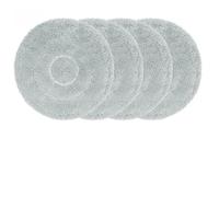 Paquete de 4 paños de fregona para robot aspirador LEFANT M3L - Almohadillas de microfibra de alta absorción, piezas de repuesto, accesorios consumibles para limpieza de suelos