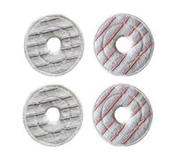 Paquete De 4 Paños De Microfibra Lavables Compatibles Con Aspiradora Vileda Clean 161822, Aptos For Uso En Seco Y Húmedo, Mopas, Almohadillas Y Accesorios De Repuesto.