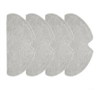 Paquete de 4 paños de microfibra para robot aspirador Mova S10, S10 Plus, almohadillas grises para limpieza de pisos, accesorio de fregona fácil de instalar