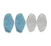 Paquete De 4 Paños De Repuesto For Aspiradora, Aptos For Uso En Seco Y Húmedo, For Limpieza De Pisos, Compatibles Con Hoover, Con Almohadillas De Fregona Dual Steam Plus 62300479