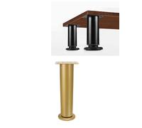 Paquete de 4 patas ajustables for muebles, niveladores de patas - Almohadillas de soporte universales atornillables for patas de mesas, gabinetes, sofás, camas y mesas de centro(Gold,Height 18cm)