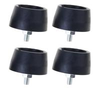 Paquete de 4 patas de aislamiento extra grandes para compresores de aire, soportes de goma con cierres para minimizar las vibraciones y estabilidad, soportes de goma con sujetadores para minimizar las