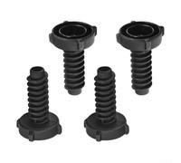 Paquete de 4 patas de nivelación de lavadora DC61-01722B AP5578287 Soporte de pie de metal base estable de altura ajustable para modelos de lavadora Samsung WA48H7400AW WA54R7200AV, piezas de