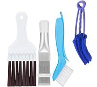Paquete de 4 peines laminares, secador de peine condensador, cepillo de limpieza, aire acondicionado para limpiador, aleta de cepillo de limpieza