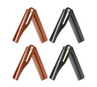 Paquete De 4 Peines Plegables, Pequeños Peines De Plástico, Peines Portátiles, Peines De Viaje, Herramientas De Peinado