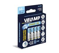 Paquete de 4 Pilas AA Recargables USB-C, con Puerto USB-C Integrado, no Requiere Cargador, 1400 mAh, Cable Incluido.