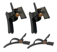 Paquete de 4 pinzas para el cabello para seccionar y peinar secador de pelo Dyson Airwrap, accesorios para el cabello para rodillos, 2 horquillas anchas para el pelo, 2 pinzas para el cabello de