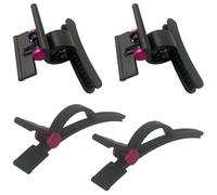 Paquete de 4 pinzas para el cabello para seccionar y peinar secador de pelo Dyson Airwrap, accesorios para el cabello para rodillos, 2 horquillas anchas para el pelo, 2 pinzas para el cabello de