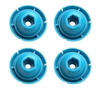 Paquete de 4 pistolas de pegamento compactas discos deslizantes de ABS 50 mm cabezal de impresión que proporciona un fuerte empuje para pistolas de pegamento con orificios de 8 mm y 14 mm