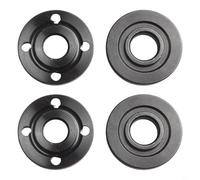 Paquete de 4 placas de presión de metal para amoladora angular M14 con tuercas de brida interior y exterior para amoladoras de 125 mm, 150 mm, 180 mm, 230 mm