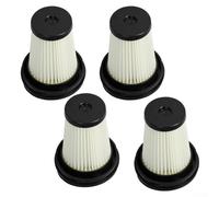Paquete de 4 plisados para aspiradora inalámbrica Domo DO215SV DO217SV, para sistema de filtración de aire estilo HEPA, lavable y reutilizable para reducción de polvo