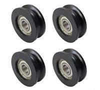 Paquete de 4 poleas de nailon de 33,6 mm con rodamiento 608ZZ para máquina de cable | Piezas y accesorios de equipos de fitness de gimnasio | Rueda de repuesto del sistema de levantamiento de pesas