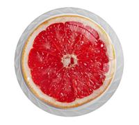 Paquete de 4 pomos de puerta de pomelo, pomos redondos blancos de 35 mm para cajones de cocina, armarios de cocina, muebles de cocina, con tornillos de 2 tamaños