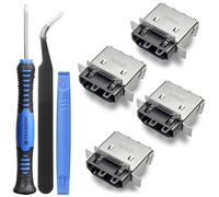 Paquete de 4 puertos HDMI de repuesto para consola Xbox Series S, reparación de conector de enchufe de pantalla para consola XSS, M1097399, calidad original del fabricante original