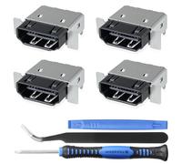 Paquete de 4 puertos HDMI de repuesto para consola Xbox Series X, reparación de conector de enchufe de pantalla para consola XSX, M1087810, calidad original del fabricante original