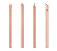 Paquete de 4 puntas de soldador precisas compatibles con hierros de 30 W, 40 W, 60 W, punta de soldadura de durabilidad eficiente