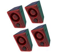 Paquete De 4 Radiaciones De Seguridad Programables Con Transductor De Movimiento Preferencias De Sonido Transductor Solar IR Personalizable Para Uso Diurno Y Nocturno
