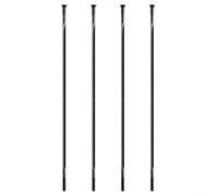 Paquete de 4 radios ultraligeros de acero inoxidable T302 para 14 G de diámetro, perfectos para ciclismo de alto rendimiento (ala 260 mm 20)