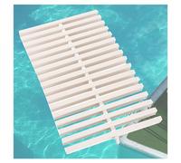 Paquete de 4 Rejillas de desagüe para Piscinas: Tapas de desagüe de plástico ABS de 20x100 cm, adecuadas para la gestión del Agua en Interiores y Exteriores y soluciones de Drenaje eficiente