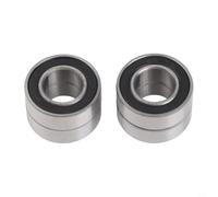 Paquete de 4 rodamientos de bolas sellados 163110-2RS, 16 x 31 x 10 mm ABEC- para rodamiento de cubo para reemplazo de pedalier de bicicleta, piezas de eje de rueda de acero resistentes