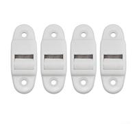 Paquete de 4 rodillos guía de cinturón de PVC para uso en persianas, montados y compatibles con cinturones de 14 mm, ofreciendo un movimiento estable de la correa y fiabilidad a largo plazo