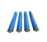Paquete de 4 rodillos transportadores de PVC de 11 a 27 pulgadas de longitud de 2.4 a 1 pulgadas de diámetro, piezas de repuesto para logística y transmisión, rodillos de transporte resistentes
